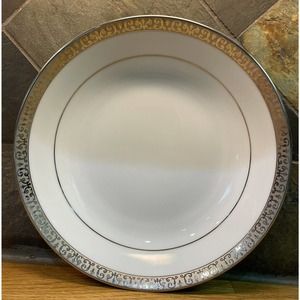 Vintage ROYAL GALLERY china PLATINUM BUFFET Serving Bowl 8 7/8”